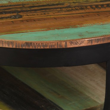 vidaXL Τραπεζάκι Σαλονιού 65x32cm από Μασίφ Ανακυκλωμένο Ξύλο 1 τεμ.