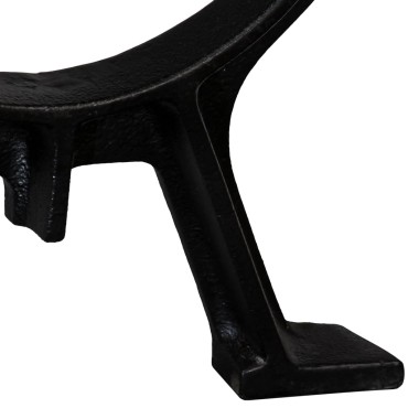 vidaXL Πόδια Πάγκου σε Σχήμα «O» 2 τεμ. από Χυτοσίδηρο 25x42cm