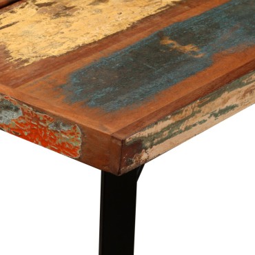 vidaXL Τραπέζι Μπαρ 150x70x107cm από Μασίφ Ανακυκλωμένο Ξύλο 1 τεμ.