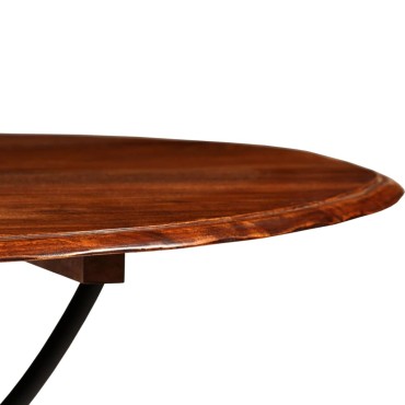 vidaXL Τραπεζαρία 120x76cm Μασίφ Ξύλο Ακακίας με Μελί Φινίρισμα 1 τεμ.