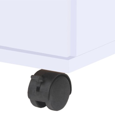 vidaXL Συρταριέρα Λευκή 33x45x60cm 1 τεμ.