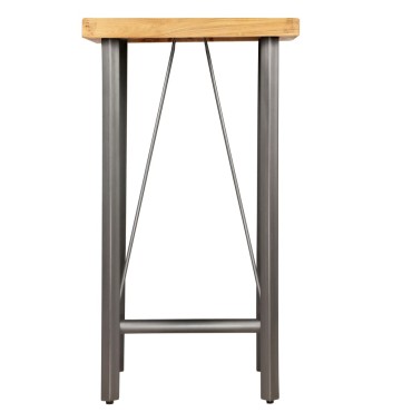 vidaXL Τραπέζι Μπαρ 60x60x107cm από Μασίφ Ανακυκλωμένο Ξύλο Teak 1 τεμ.