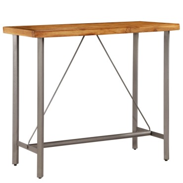 vidaXL Τραπέζι Μπαρ 120x58x106cm από Μασίφ Ανακυκλωμένο Ξύλο Teak 1 τεμ.