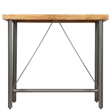 vidaXL Τραπέζι Μπαρ 120x58x106cm από Μασίφ Ανακυκλωμένο Ξύλο Teak 1 τεμ.