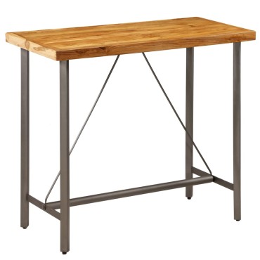 vidaXL Τραπέζι Μπαρ 120x58x106cm από Μασίφ Ανακυκλωμένο Ξύλο Teak 1 τεμ.