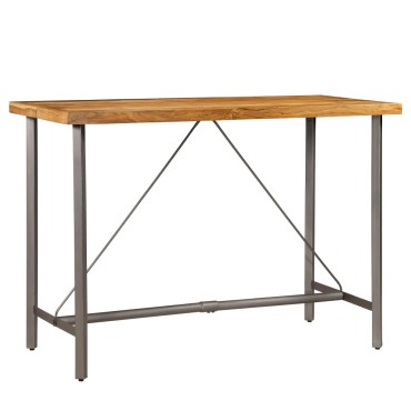 vidaXL Τραπέζι Μπαρ 150x70x106cm από Μασίφ Ανακυκλωμένο Ξύλο Teak 1 τεμ.