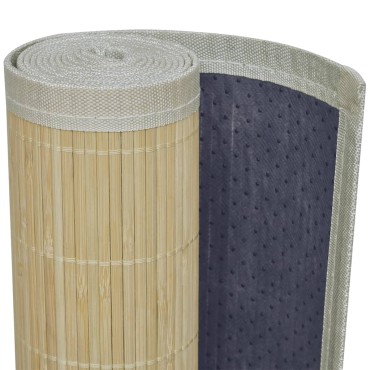 vidaXL Χαλί Φυσικό Χρώμα 100x160cm από Μπαμπού