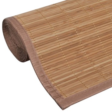vidaXL Χαλί Καφέ 160x230cm από Μπαμπού