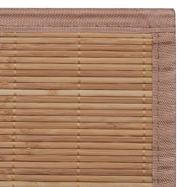 vidaXL Χαλί Καφέ 160x230cm από Μπαμπού