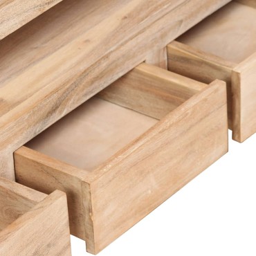 vidaXL Έπιπλο Τηλεόρασης Ανοιχτό Καφέ 90x30x55cm Μασίφ Ξύλο Ακακίας