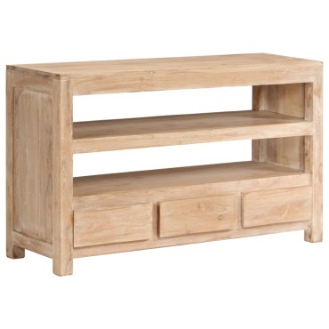 vidaXL Έπιπλο Τηλεόρασης Ανοιχτό Καφέ 90x30x55cm Μασίφ Ξύλο Ακακίας