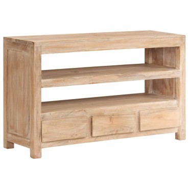 vidaXL Έπιπλο Τηλεόρασης Ανοιχτό Καφέ 90x30x55cm Μασίφ Ξύλο Ακακίας