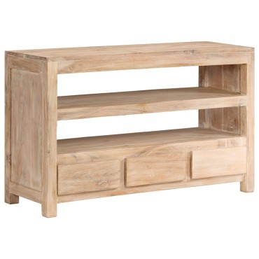 vidaXL Έπιπλο Τηλεόρασης Ανοιχτό Καφέ 90x30x55cm Μασίφ Ξύλο Ακακίας