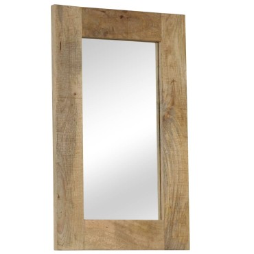 vidaXL Καθρέφτης 50 x 80 εκ. από Μασίφ Ξύλο Μάνγκο