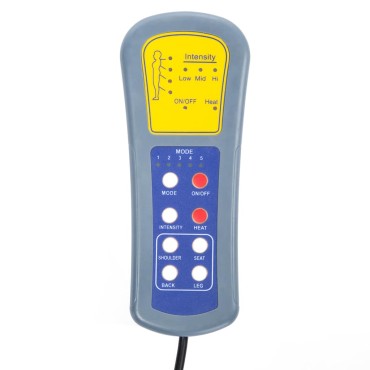 vidaXL Πολυθρόνα Μασάζ Ανακλινόμενη Μαύρη από Συνθετικό Δέρμα