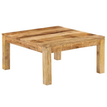 vidaXL Τραπεζάκι Σαλονιού 80x80x40cm από Μασίφ Ξύλο Μάνγκο 1 τεμ.