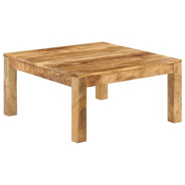 vidaXL Τραπεζάκι Σαλονιού 80x80x40cm από Μασίφ Ξύλο Μάνγκο 1 τεμ.