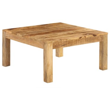 vidaXL Τραπεζάκι Σαλονιού 80x80x40cm από Μασίφ Ξύλο Μάνγκο 1 τεμ.