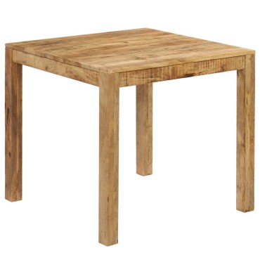 vidaXL Τραπεζαρία 82x80x76cm από Μασίφ Ξύλο Μάνγκο 1 τεμ.