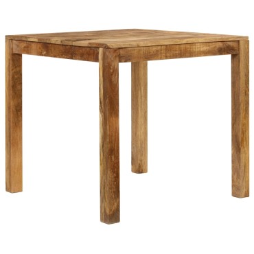 vidaXL Τραπεζαρία 82x80x76cm από Μασίφ Ξύλο Μάνγκο 1 τεμ.