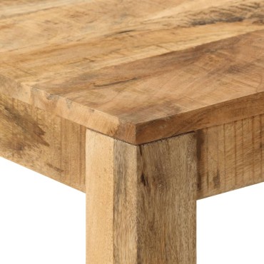 vidaXL Τραπεζαρία 82x80x76cm από Μασίφ Ξύλο Μάνγκο 1 τεμ.