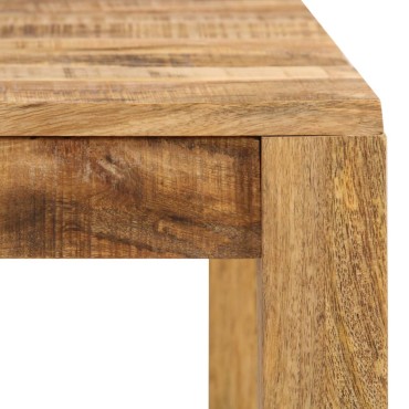 vidaXL Τραπεζαρία 82x80x76cm από Μασίφ Ξύλο Μάνγκο 1 τεμ.