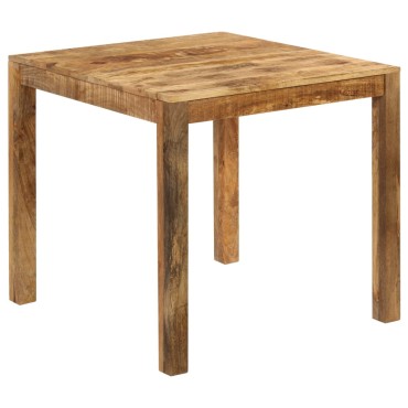 vidaXL Τραπεζαρία 82x80x76cm από Μασίφ Ξύλο Μάνγκο 1 τεμ.