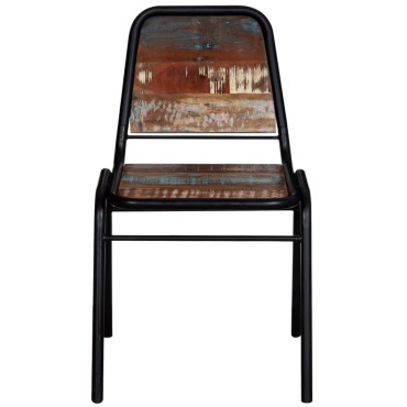 vidaXL Καρέκλες Τραπεζαρίας 6 τεμ. από Μασίφ Ανακυκλωμένο Ξύλο 44x59x89cm