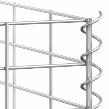 vidaXL Συρματοκιβώτια-Γλάστρες Υπ. 4τεμ 30x30x50/100/150/200εκ Σιδερ.