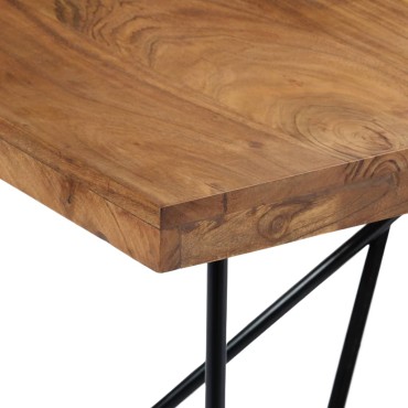 vidaXL Τραπεζαρία 180x90x76cm από Μασίφ Ξύλο Ακακίας 1 τεμ.