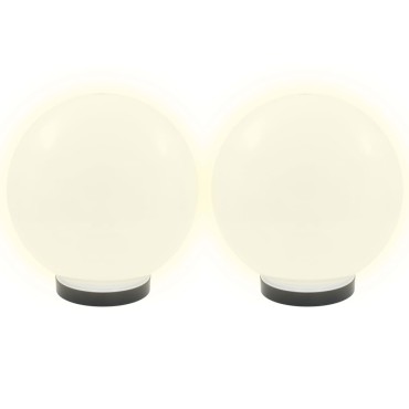 vidaXL Φωτιστικά Μπάλα LED 4 τεμ. Σφαιρικά 25 εκ. Ακρυλικά (PMMA)
