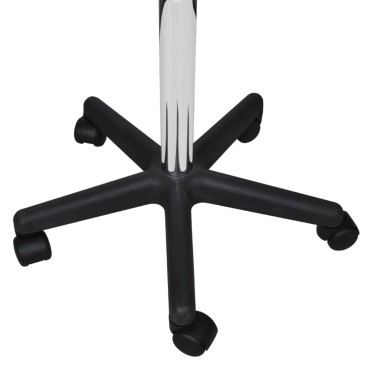 vidaXL Σκαμπό Γραφείου 2 τεμ. Λευκά 35,5x84cm από Συνθετικό Δέρμα