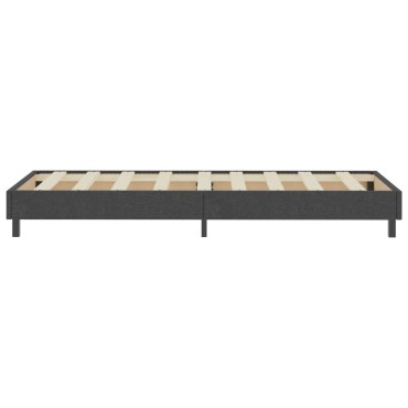 vidaXL Πλαίσιο Κρεβατιού Boxspring Γκρι 80 x 200 εκ. Υφασμάτινο