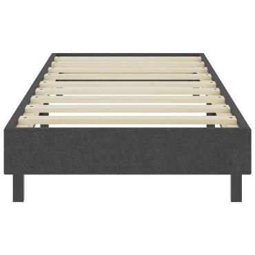 vidaXL Πλαίσιο Κρεβατιού Boxspring Γκρι 90x200cm Υφασμάτινο 1 τεμ. - Μονό