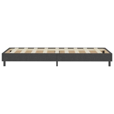 vidaXL Πλαίσιο Κρεβατιού Boxspring Γκρι 90x200cm Υφασμάτινο 1 τεμ. - Μονό