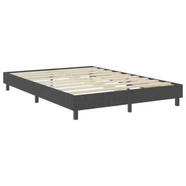 vidaXL Πλαίσιο Κρεβατιού Boxspring Γκρι 140x200cm Υφασμάτινο 1 τεμ. - Διπλό