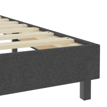 vidaXL Πλαίσιο Κρεβατιού Boxspring Γκρι 140x200cm Υφασμάτινο 1 τεμ. - Διπλό