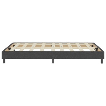 vidaXL Πλαίσιο Κρεβατιού Boxspring Γκρι 180x200cm Υφασμάτινο 1 τεμ. - Διπλό