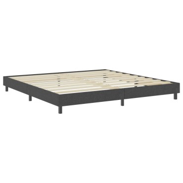 vidaXL Πλαίσιο Κρεβατιού Boxspring Γκρι 200 x 200 εκ. Υφασμάτινο