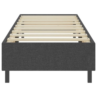 vidaXL Πλαίσιο Κρεβατιού Boxspring Γκρι 80 x 200 εκ. Υφασμάτινο