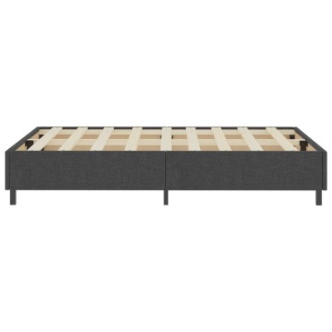 vidaXL Πλαίσιο Κρεβατιού Boxspring Γκρι 120 x 200 εκ. Υφασμάτινο