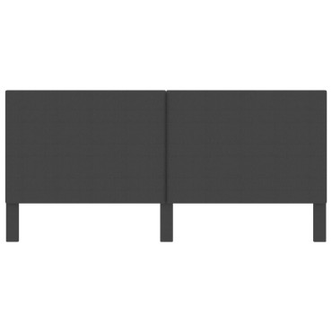 vidaXL Κεφαλάρι Σκούρο Γκρι 200x200cm Υφασμάτινο 1 τεμ.