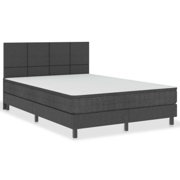 vidaXL Κεφαλάρι Σκούρο Γκρι 180x200cm Υφασμάτινο 1 τεμ.