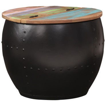 vidaXL Τραπεζάκι Σαλονιού 53x43cm από Μασίφ Ανακυκλωμένο Ξύλο 1 τεμ.