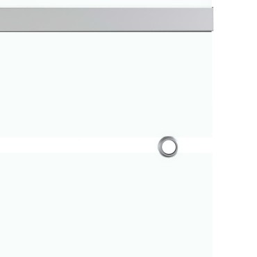vidaXL Συρόμενη Πόρτα Ασημί 76 x 205 εκ. από Γυαλί ESG / Αλουμίνιο