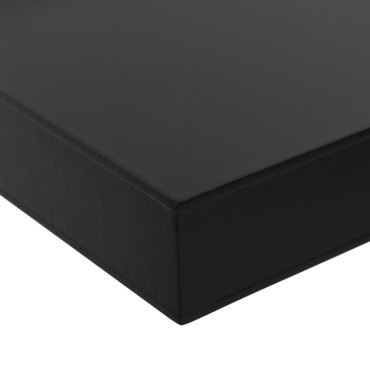 vidaXL Ράφια Τοίχου 2 τεμ. Μαύρα 100x20x3,8cm