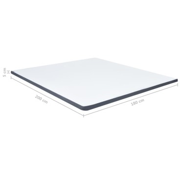 vidaXL Ανώστρωμα για Κρεβάτι Boxspring 200x180x5cm 1 τεμ. - Διπλό