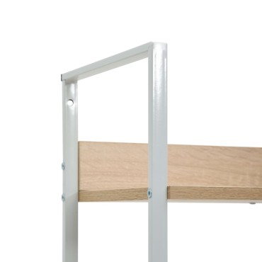 vidaXL Ραφιέρα 5 Επιπέδων Δρυς 60x27,6x158,5cm Επεξεργασμένο Ξύλο 1 τεμ.