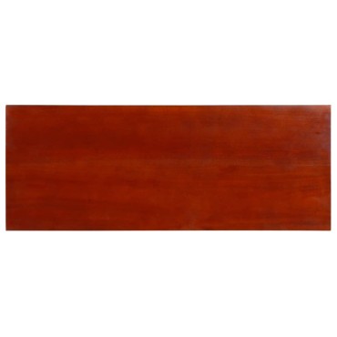 vidaXL Τραπέζι Κονσόλα Κλασικό Καφέ 90x30x75cm από Μασίφ Μαόνι 1 τεμ.