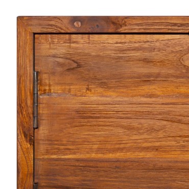 vidaXL Έπιπλο Τηλεόρασης Επιτοίχιο 90x30x30 από Μασίφ Ξύλο Teak 90x30x30cm